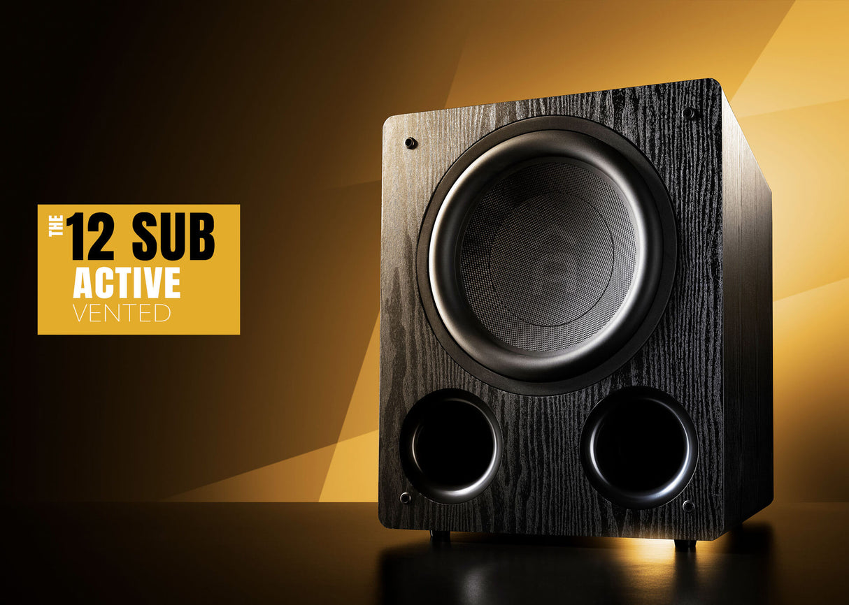 Ascendo The12 Sub Active Vented - subwoofer cu bass puternic ventilat