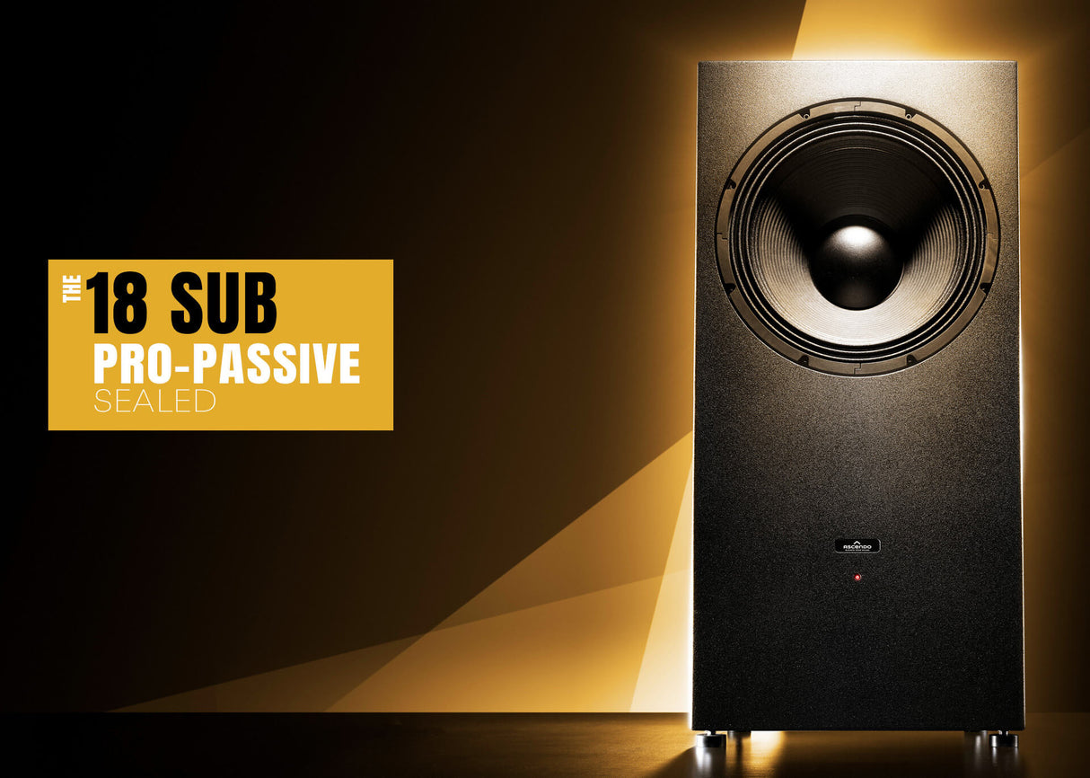 Ascendo The18 Sub Pro Passive Sealed - subwoofer pasiv etanș