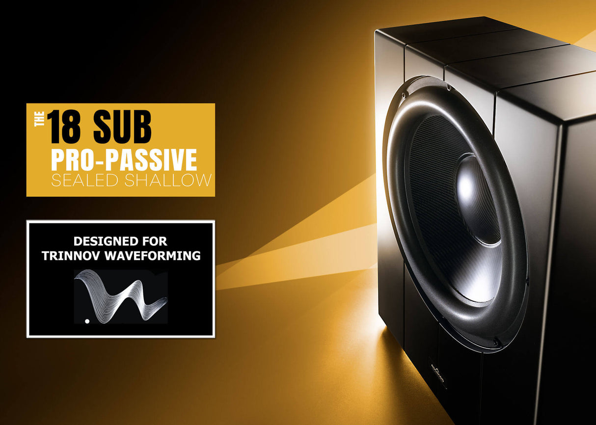 Ascendo The18 Sub Pro Passive Sealed Shallow - subwoofer pasiv compact etanș de 18 inci