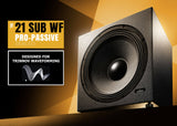 Ascendo The21 Sub WF Pro PS - subwoofer WaveForming de 21"