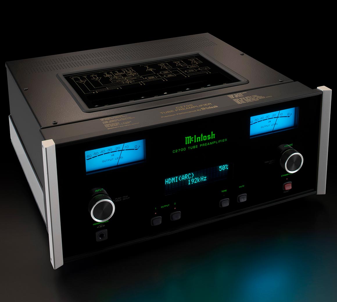 McIntosh C2700 - preamplificator cu tuburi vidate pe 2 canale