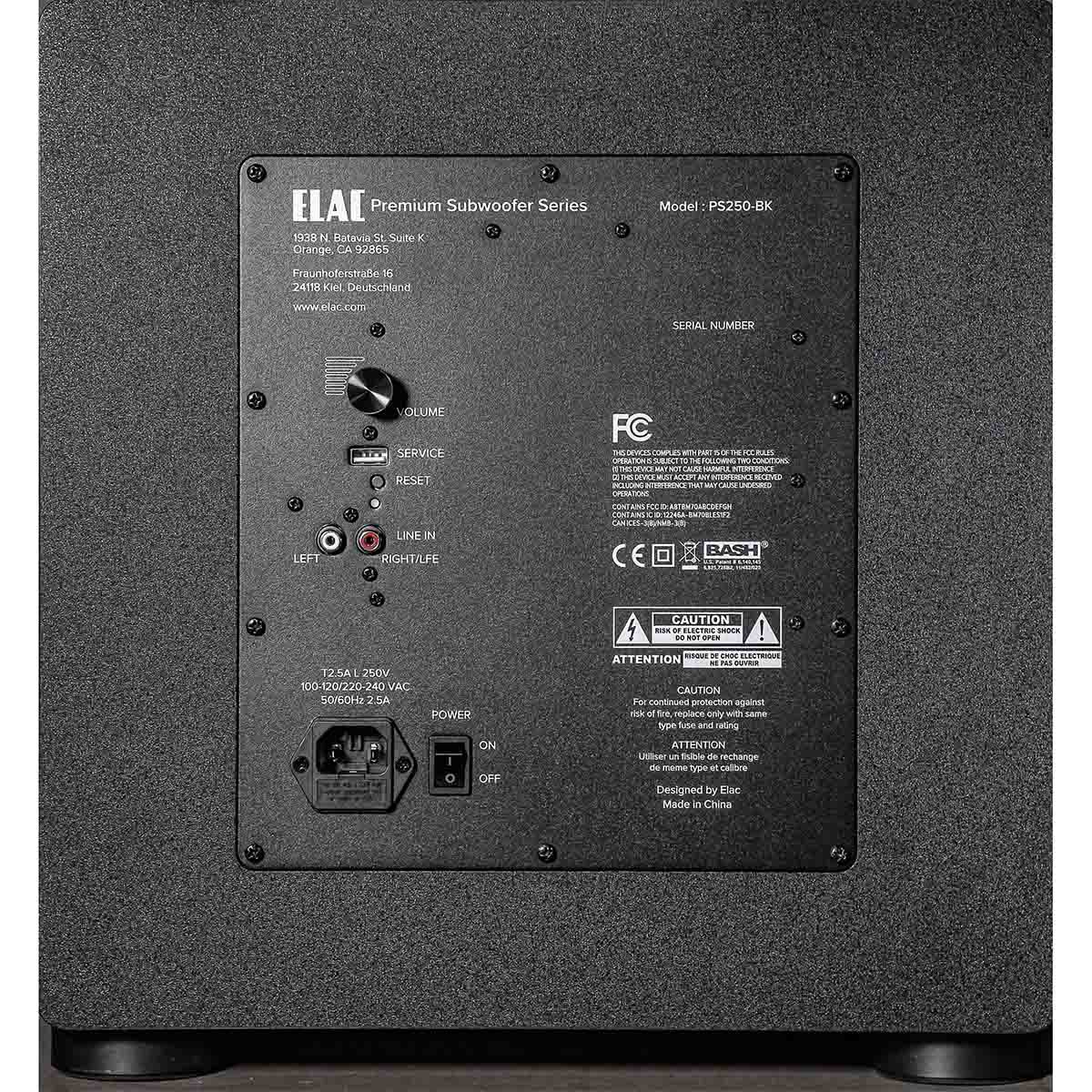 ELAC Varro PS250-BK - subwoofer activ premium de 10