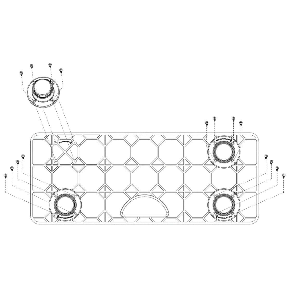 IsoAcoustics Stage 1 Board - platformă de izolare audio