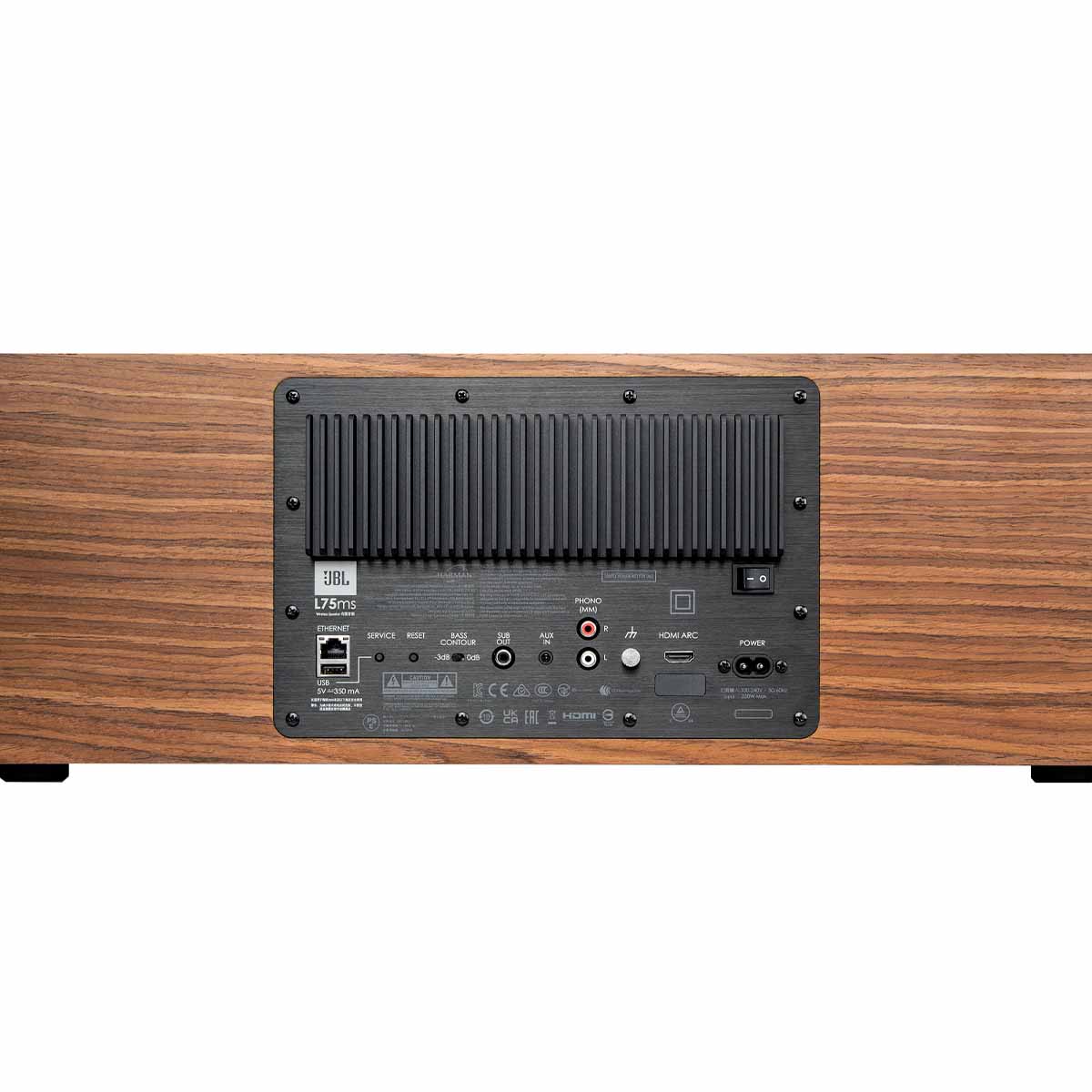 JBL L75ms - sistem audio de muzică, finisaj nuc