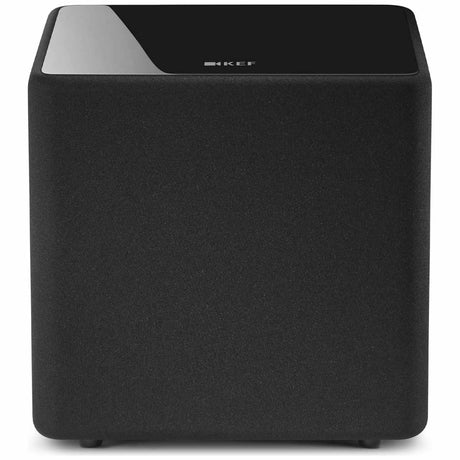 KEF KUBE 10b - subwoofer activ cu difuzor de bas de 10 inch, negru lucios - fiecare