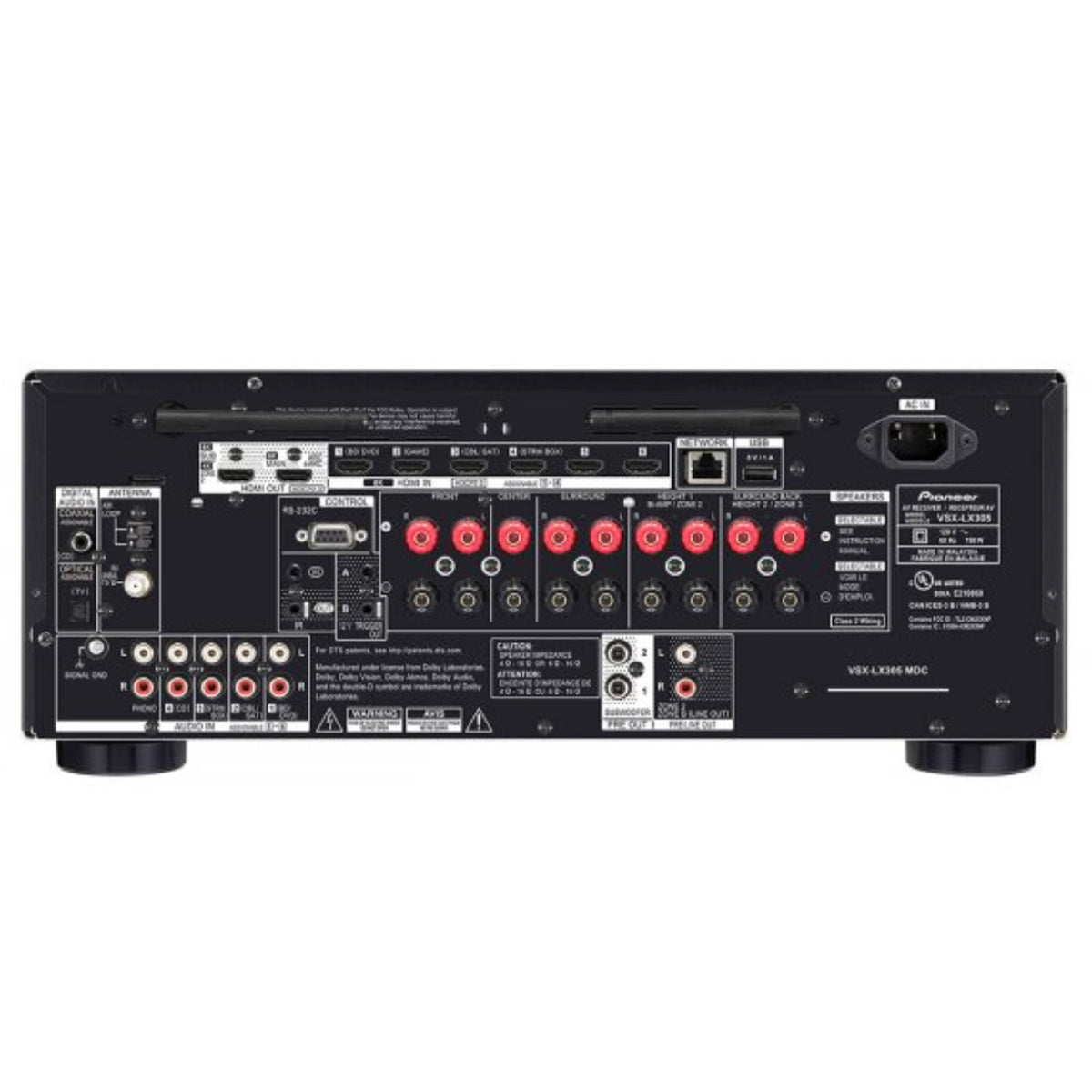 Pioneer VSXLX305 Elite - receiver AV de rețea 9.2 canale negru