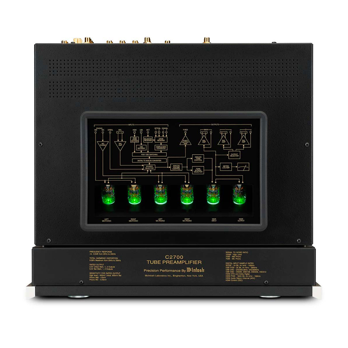 McIntosh C2700 - preamplificator cu tuburi vidate pe 2 canale