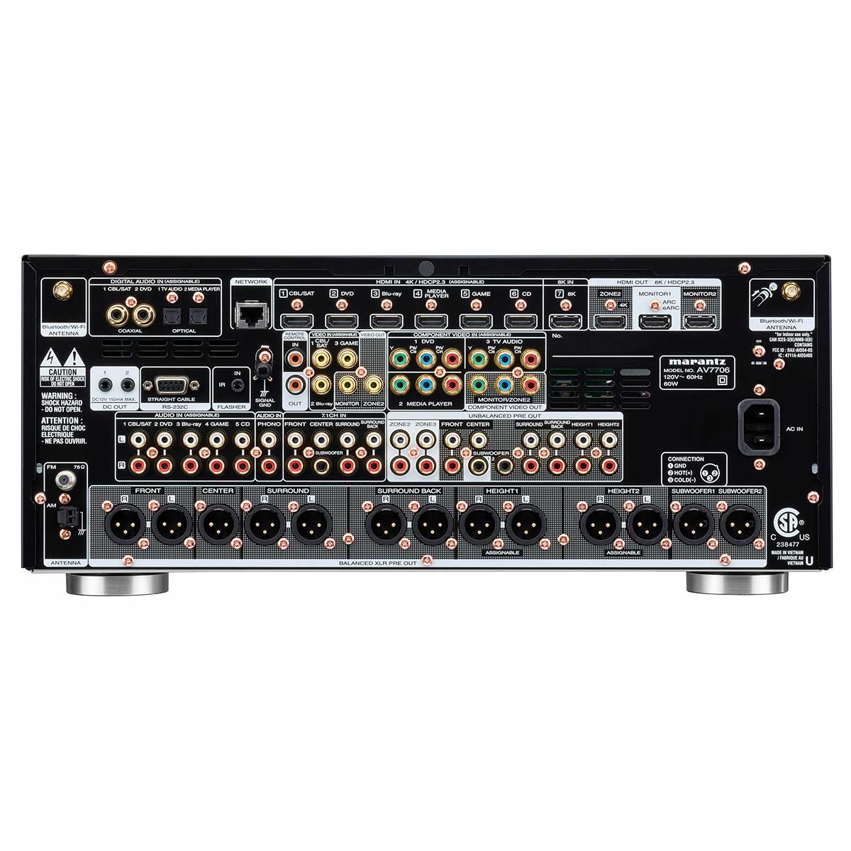 Marantz AV7706 - preamplificator surround 11.2 8K Ultra HD