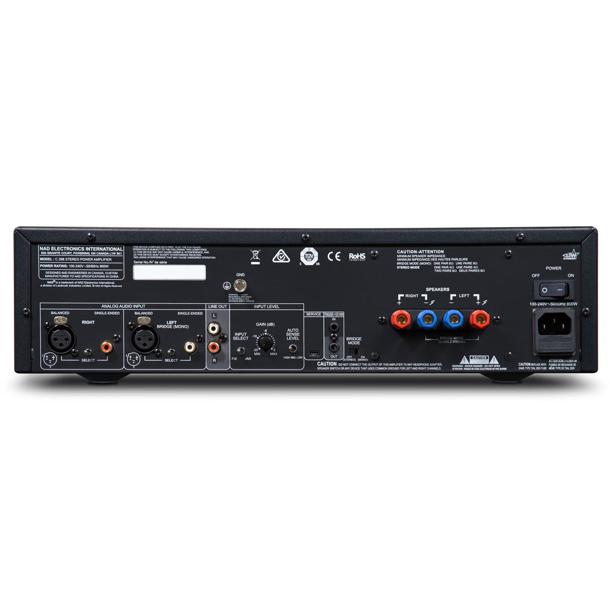 NAD C298 - amplificator de putere stereo