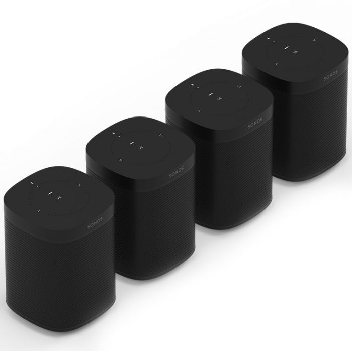 Sonos Four Room Set cu Sonos One Gen 2 - pachet cu patru boxe inteligente pentru întreaga casă